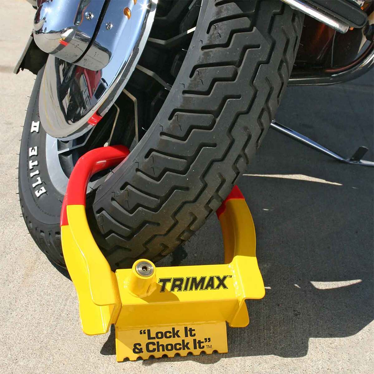 Trimax Deluxe Universal Wheel Chock Lock 4 Trimax Deluxe Universal Wheel Chock Lock