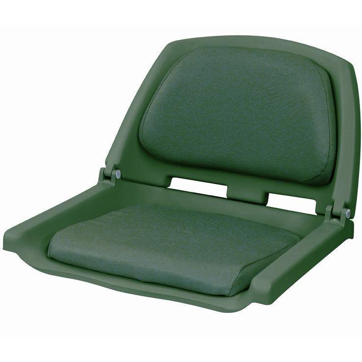 Wise Folding Plastic Boat Seat w/ Cushion Pad