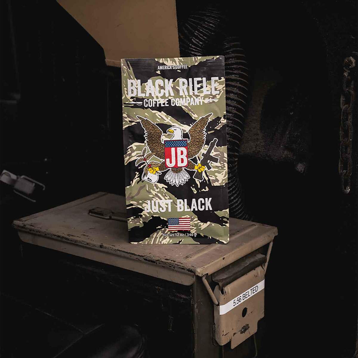 Black Rifle Coffee Company 12oz Ground Coffee Bag - Just Black Roast