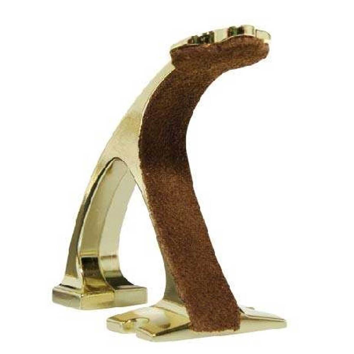 Allen Co Shotgun and Rifle Brass Wall Mount Hooks - 2 Brass-Plated Hooks,1 Pair 3 Allen Co Shotgun and Rifle Brass Wall Mount Hooks - 2 Brass-Plated Hooks,1 Pair