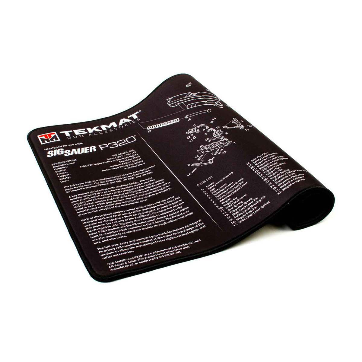 Tekmat Sig Sauer P320 Ultra Premium Gun Cleaning Mat