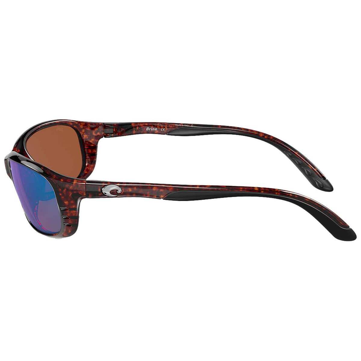 Costa Brine Polarized Sunglasses - Tortoise/Green Mirror 3 Costa Brine Polarized Sunglasses - Tortoise/Green Mirror