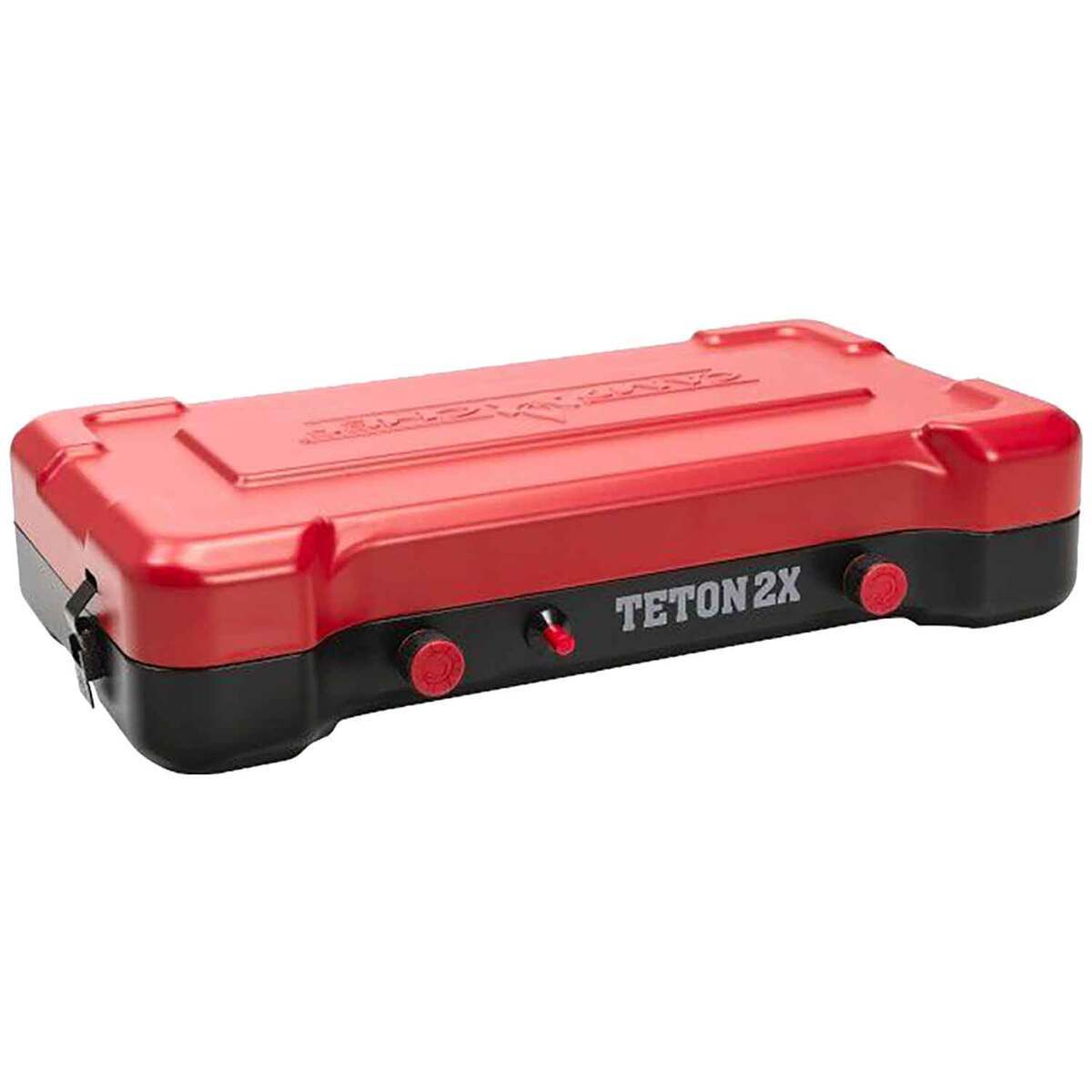 Camp Chef Teton 2X 2 Burner Stove - Black/Red