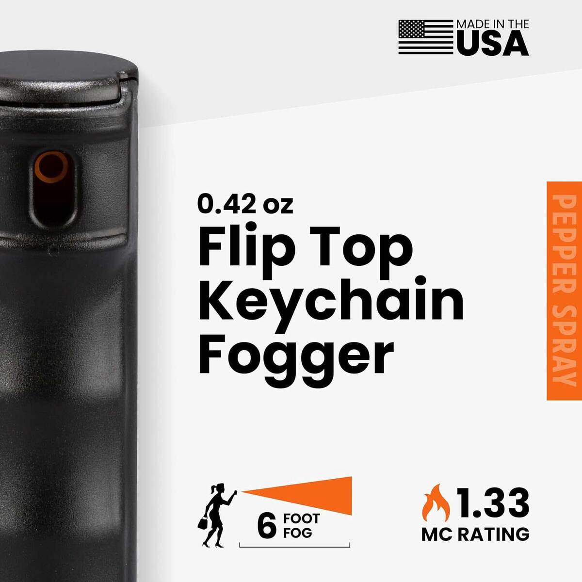 UDAP Jogger Fogger with Holster and Keychain Fogger Pepper Spray Combo 4 UDAP Jogger Fogger with Holster and Keychain Fogger Pepper Spray Combo