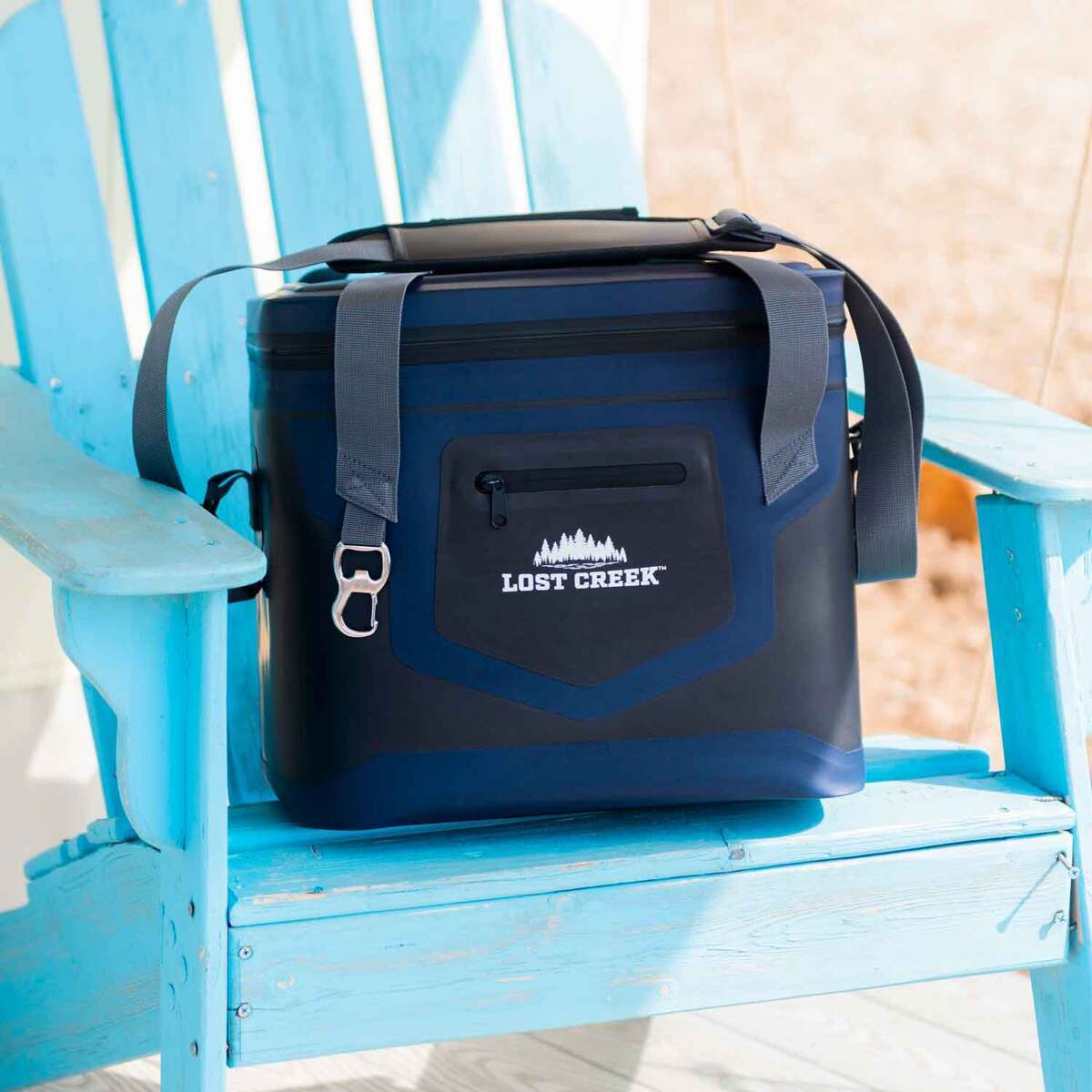 Lost Creek 24 Can Soft Cooler - Navy Blue