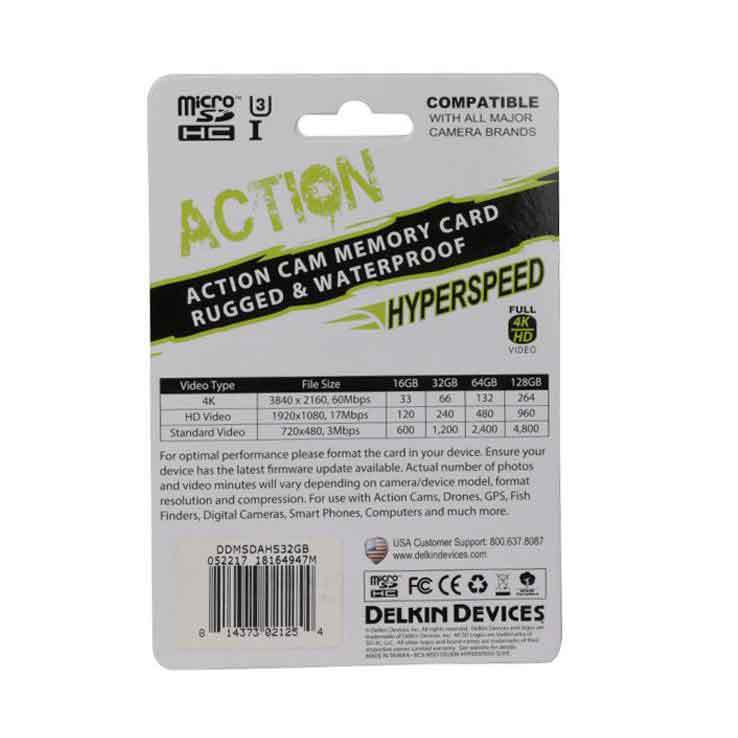 Delkin Devices Micro 3 Action Memory Card