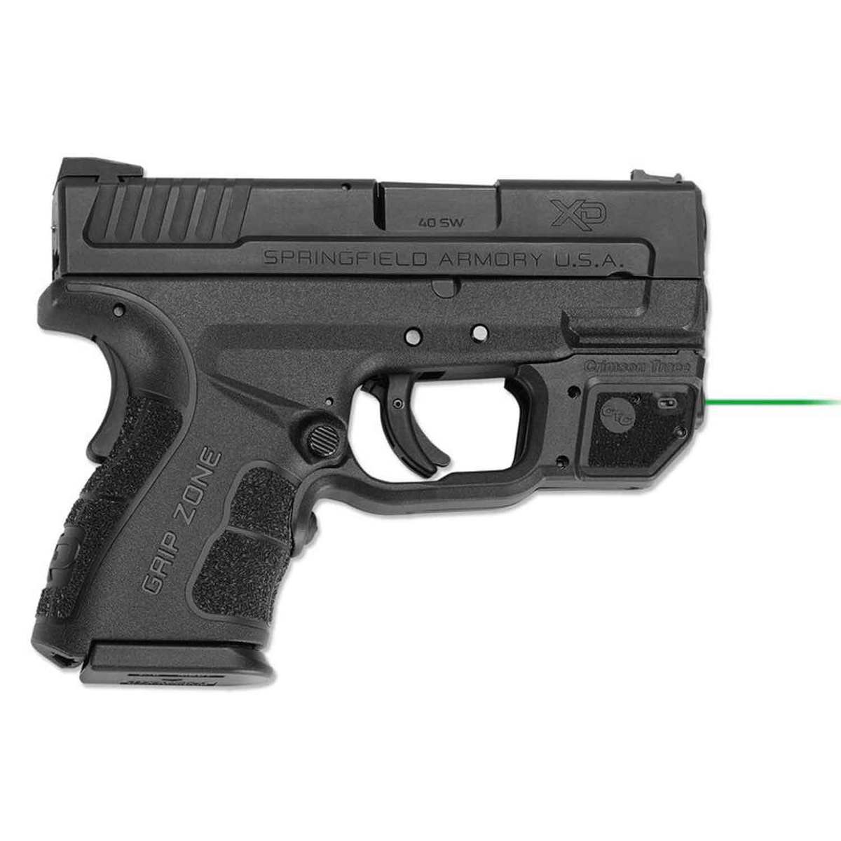 Crimson Trace LG-496G Laserguard Springfield Armory XD MOD.2 Laser Sight - Green