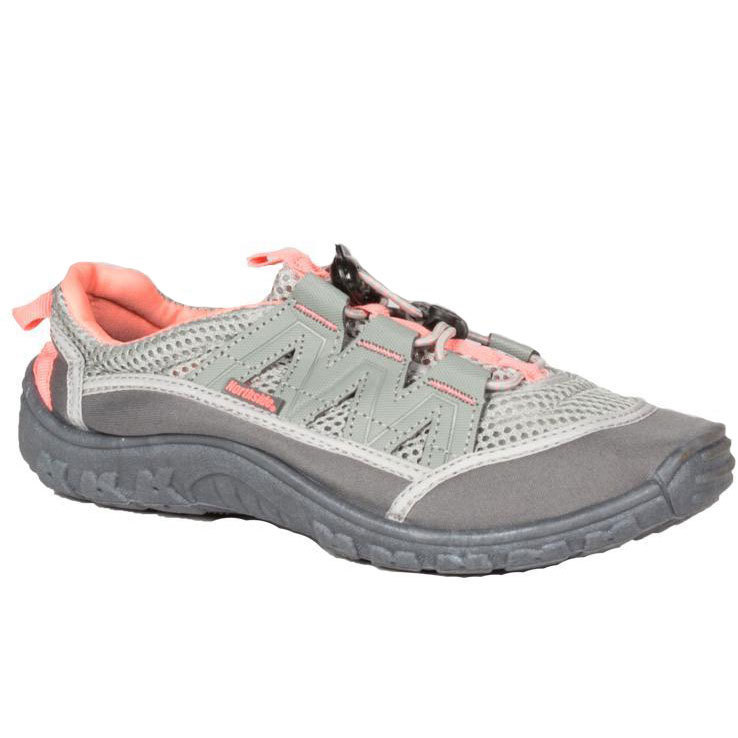 Northside Women's Brille Water Shoes - Gray/Coral - Size 6