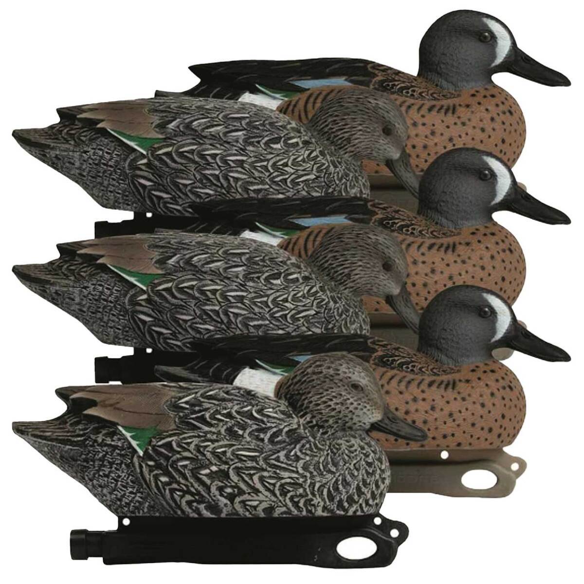 Hardcore Rugged Series Blue-Winged Teal Decoy - 6 Pack