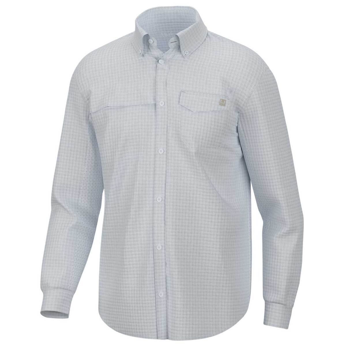 Huk Men's Tide Point Break Long Sleeve Fishing Shirt