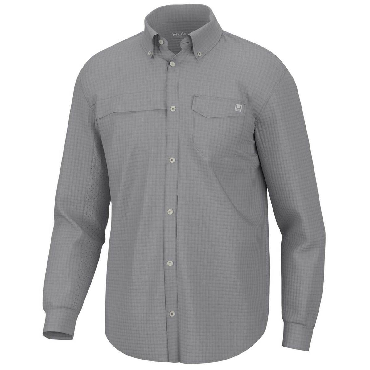 Huk Men's Tide Point Break Long Sleeve Fishing Shirt