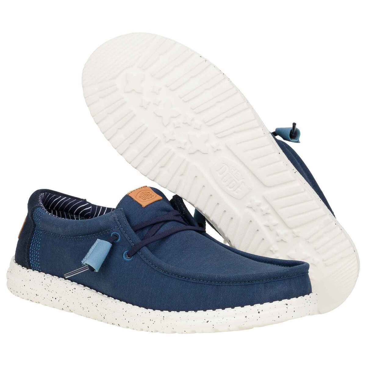Hey Dude Men's Wally Elevated Basics Casual Shoes 6 Hey Dude Men's Wally Elevated Basics Casual Shoes