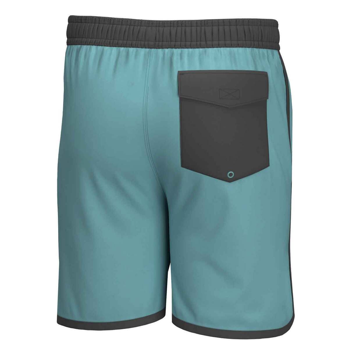 Huk Men's Long Caye Board Shorts - Marine Blue - 3XL