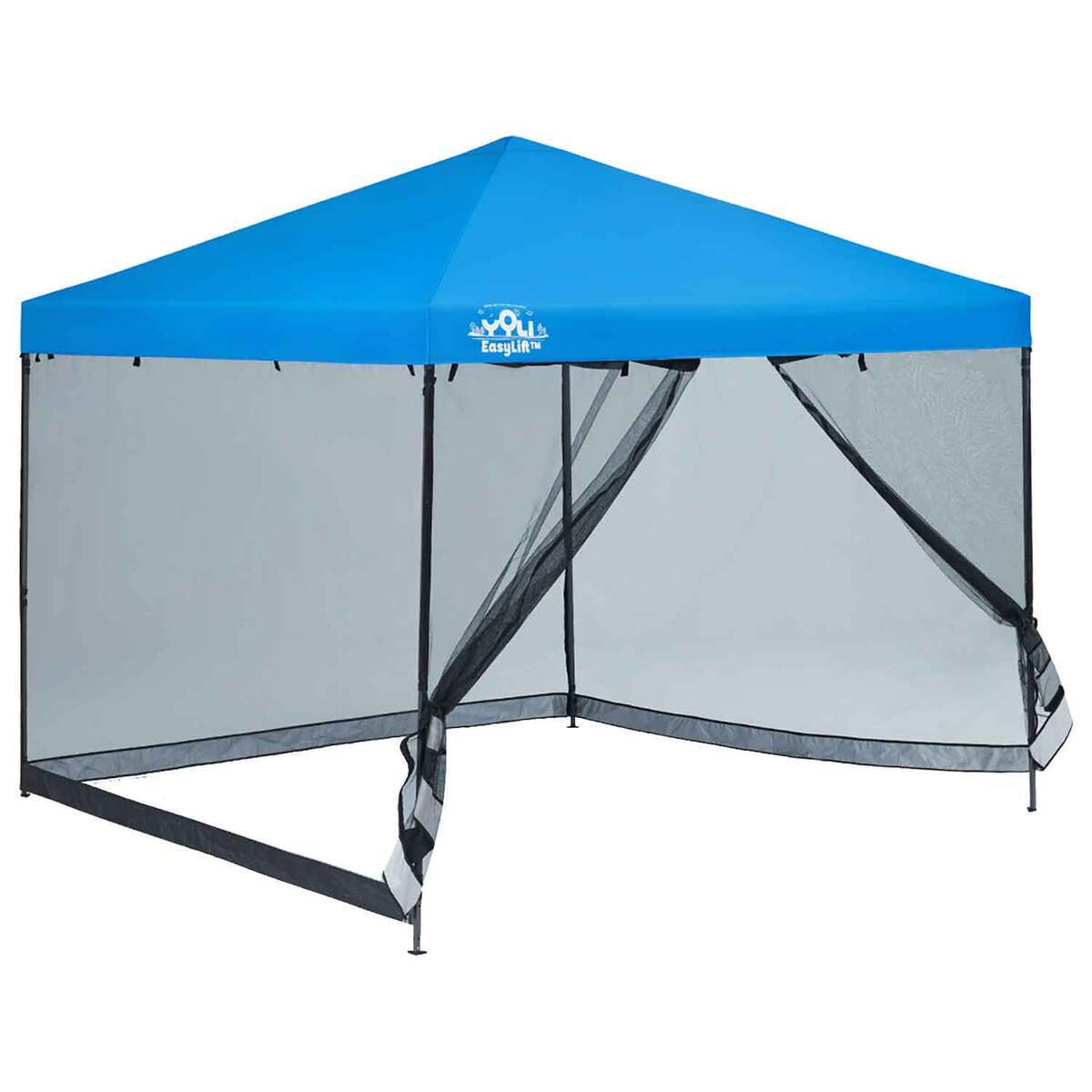 YOLI 10ft x 10ft Canopy Mesh Screen Enclosure - Black