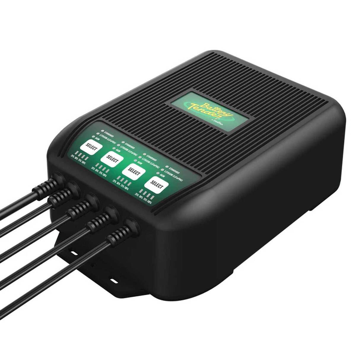 Battery Tender WaveCharge Pro 4-Bank 12V, 40 AMP Battery Charger 4 Battery Tender WaveCharge Pro 4-Bank 12V, 40 AMP Battery Charger
