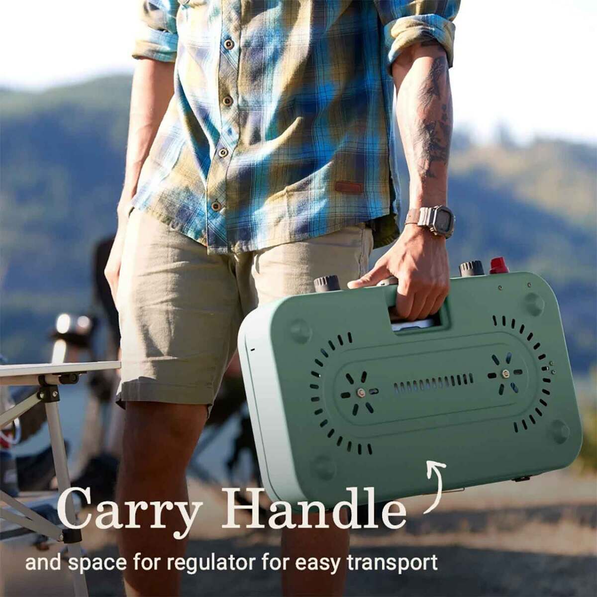 Coleman Cascade 222 2-Burner Camping Stove - Green